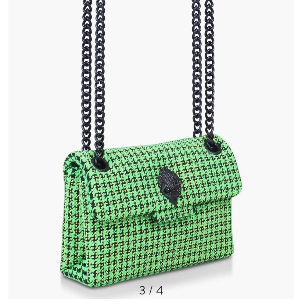 Kurt Geiger Green Tweed Mini Kensington